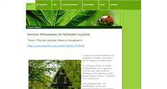 Desktop Screenshot of feriendorf-sulzfeld.de
